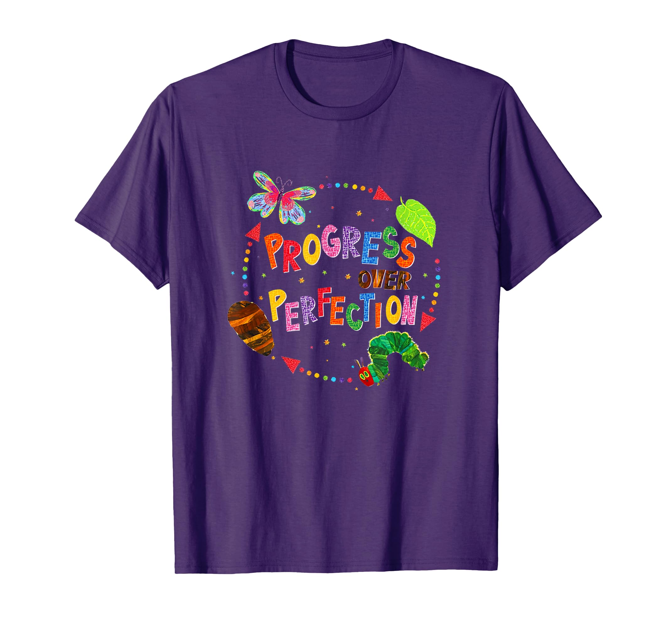 Progress Over Perfection Teacher T-Shirt - Custom Art Print Unisex - T-Shirt, Sweatshirt, Hoodie