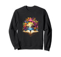 Book Nature Forest Tropical Bookworm Sweatshirt - Graphic Print Men Women - T-Shirt, Sweatshirt, Hoodie