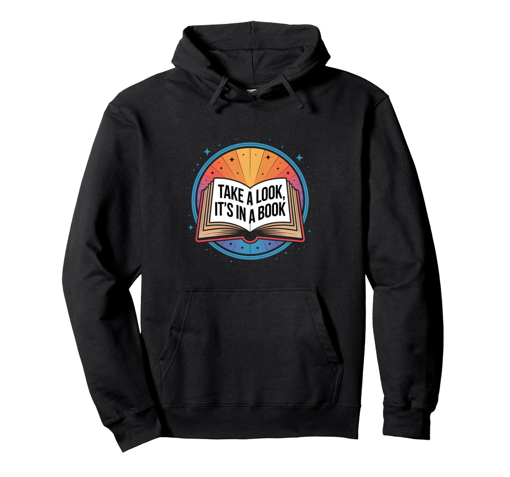 Take Its Book Reading Lover Hoodie - Minimalist Print Men Women - T-Shirt, Sweatshirt, Hoodie