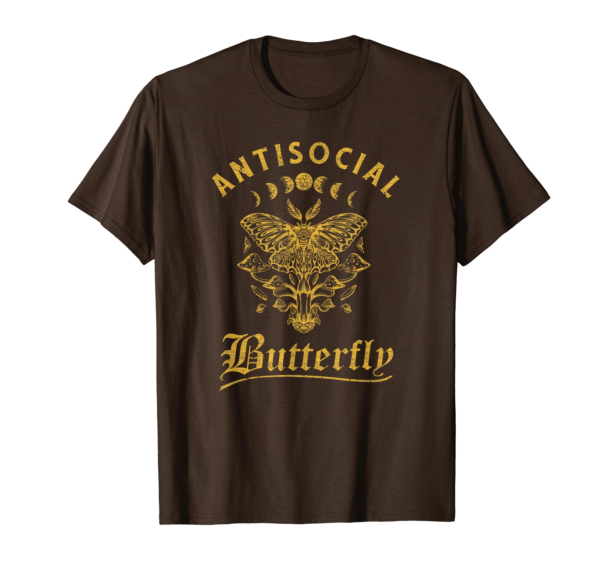 Antisocial Butterfly Grunge T-Shirt - Aesthetic Graphic Men Women - T-Shirt, Sweatshirt, Hoodie