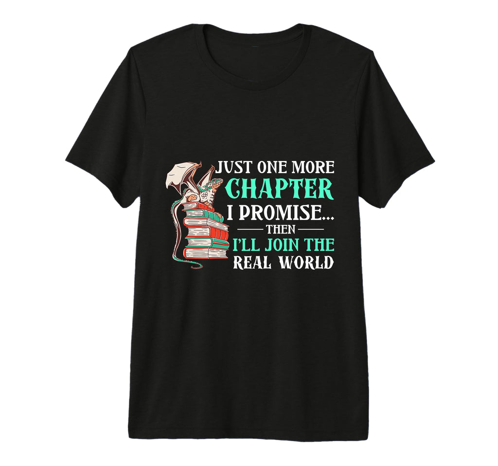 Bookworm Dragon Fantasy Book Lover Tri T-Shirt - Unique Graphic for Adults - T-Shirt, Sweatshirt, Hoodie