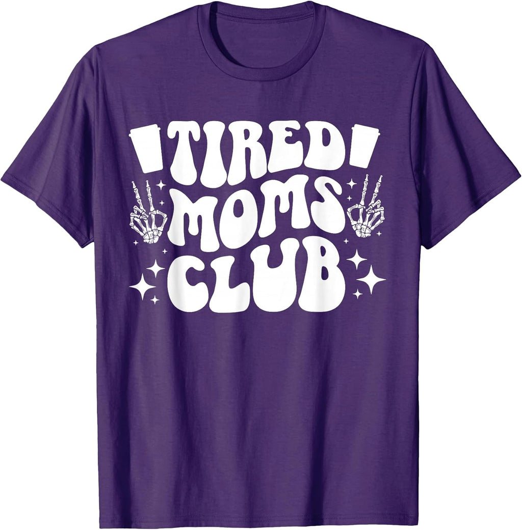 Groovy Tired Mom On Mother's Day Unisex T-shirt, Sweatshirt, Hoodie, Long Sleeve Tee - T-Shirt, Sweatshirt, Hoodie