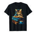 Cat Reading Book Funny Book And T-Shirt - Streetwear Style for Adults - T-Shirt, Sweatshirt, Hoodie