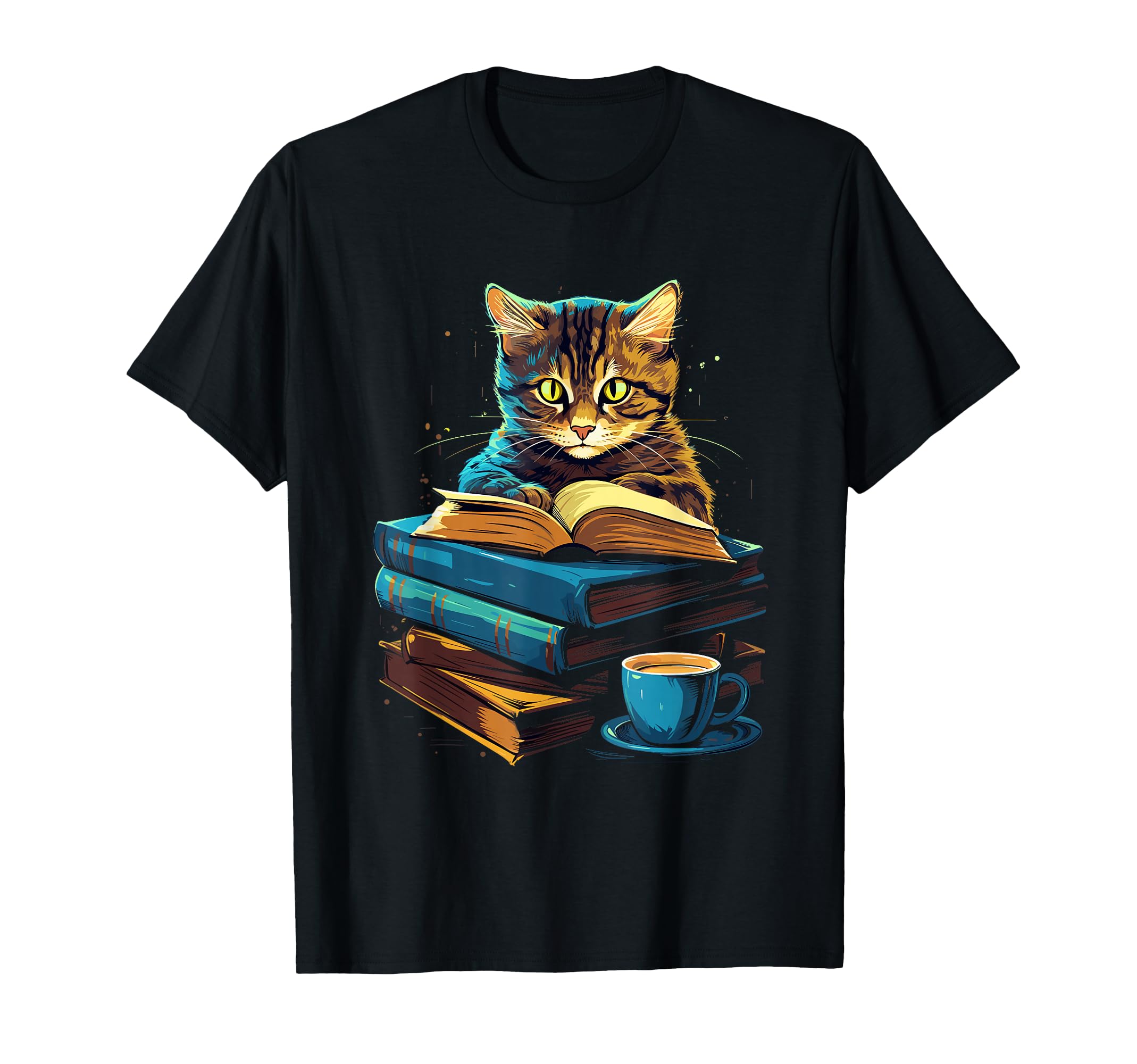 Cat Reading Book Funny Book And T-Shirt - Streetwear Style for Adults - T-Shirt, Sweatshirt, Hoodie