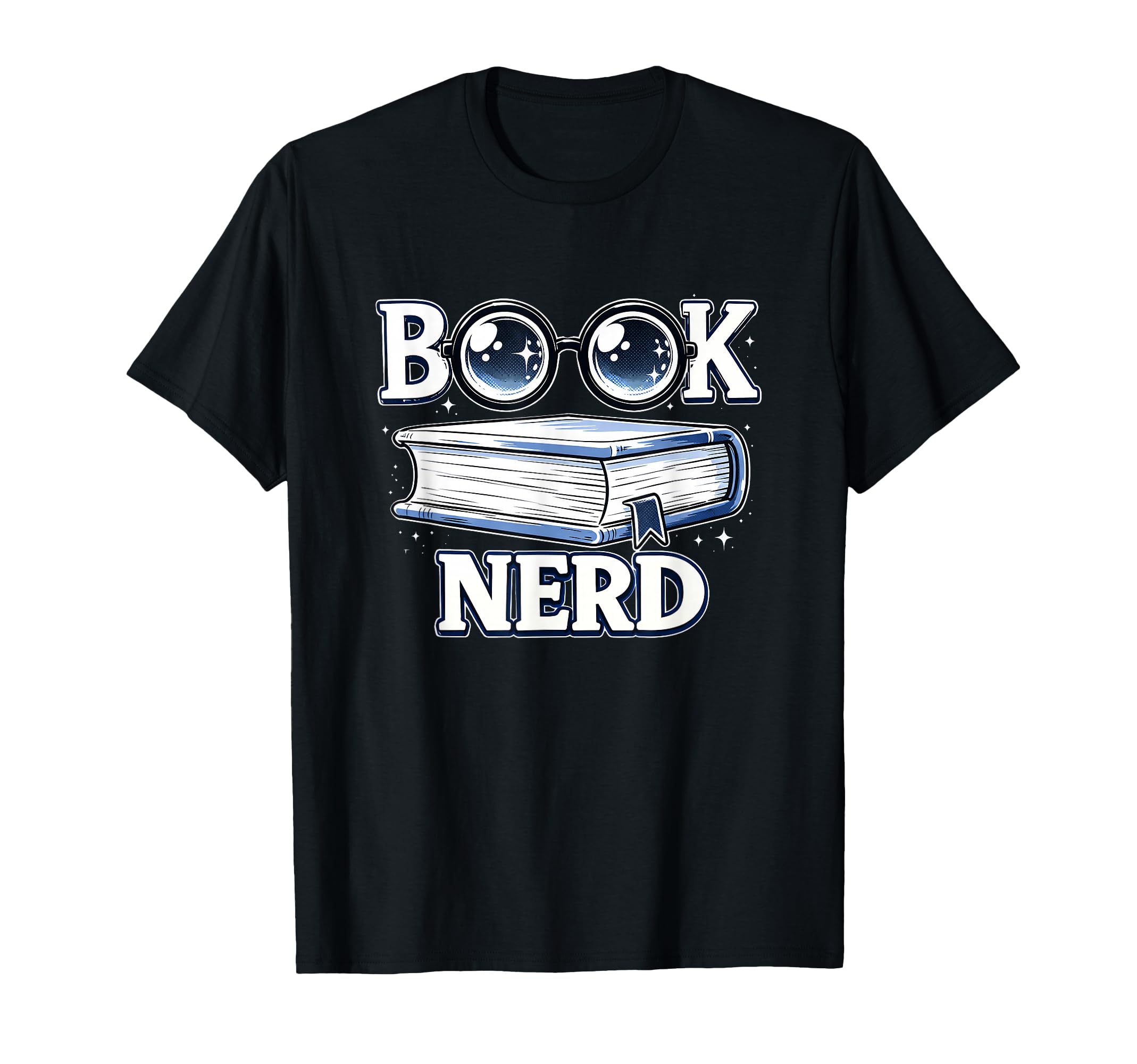 Book Nerd Typography Minimalist T-Shirt - Trendy Graphic for Adults - T-Shirt, Sweatshirt, Hoodie