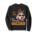 Best Therapy Is Golden Retriever Dog Sweatshirt - Custom Art Print Unisex - T-Shirt, Sweatshirt, Hoodie
