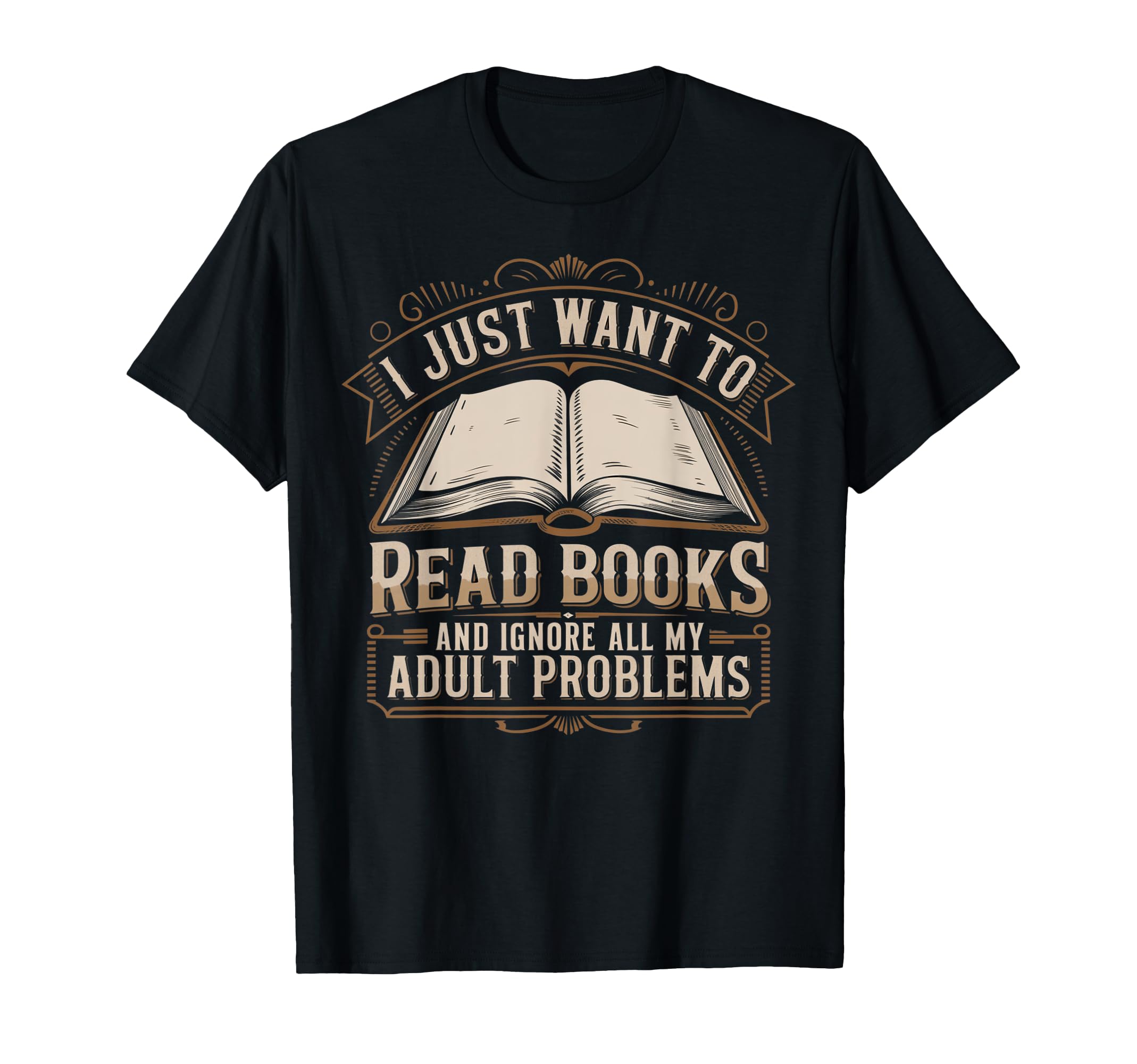 Read Books And Ignore All My Problems T-Shirt - Aesthetic Graphic Unisex - T-Shirt, Sweatshirt, Hoodie