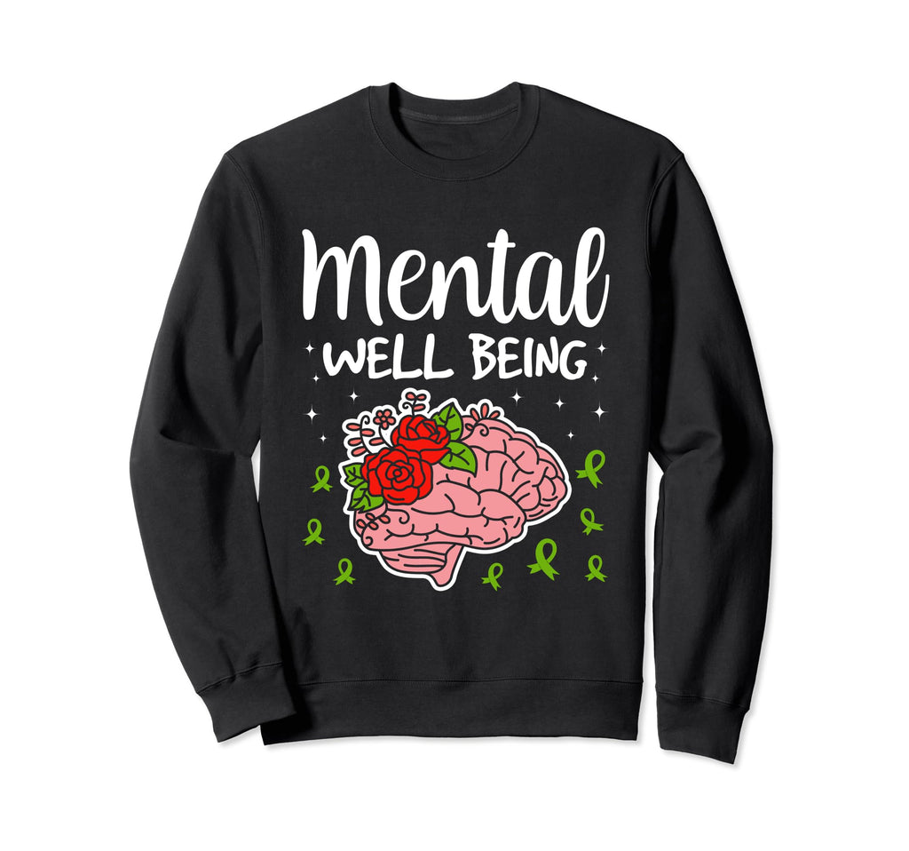 Mental Wellbeing Depression Anxiety Sweatshirt - Custom Art Print Unisex - T-Shirt, Sweatshirt, Hoodie