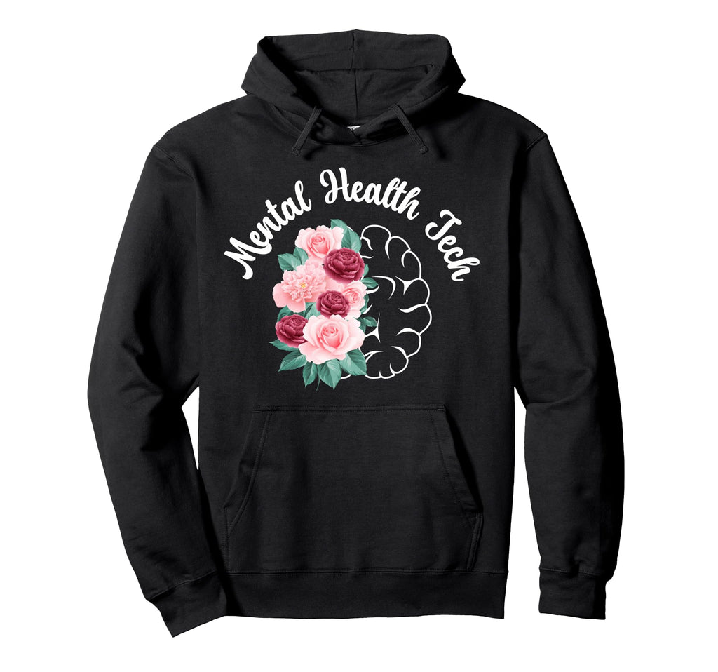 Mental Health Tech Flowers Mental Hoodie - Streetwear Style for Adults - T-Shirt, Sweatshirt, Hoodie