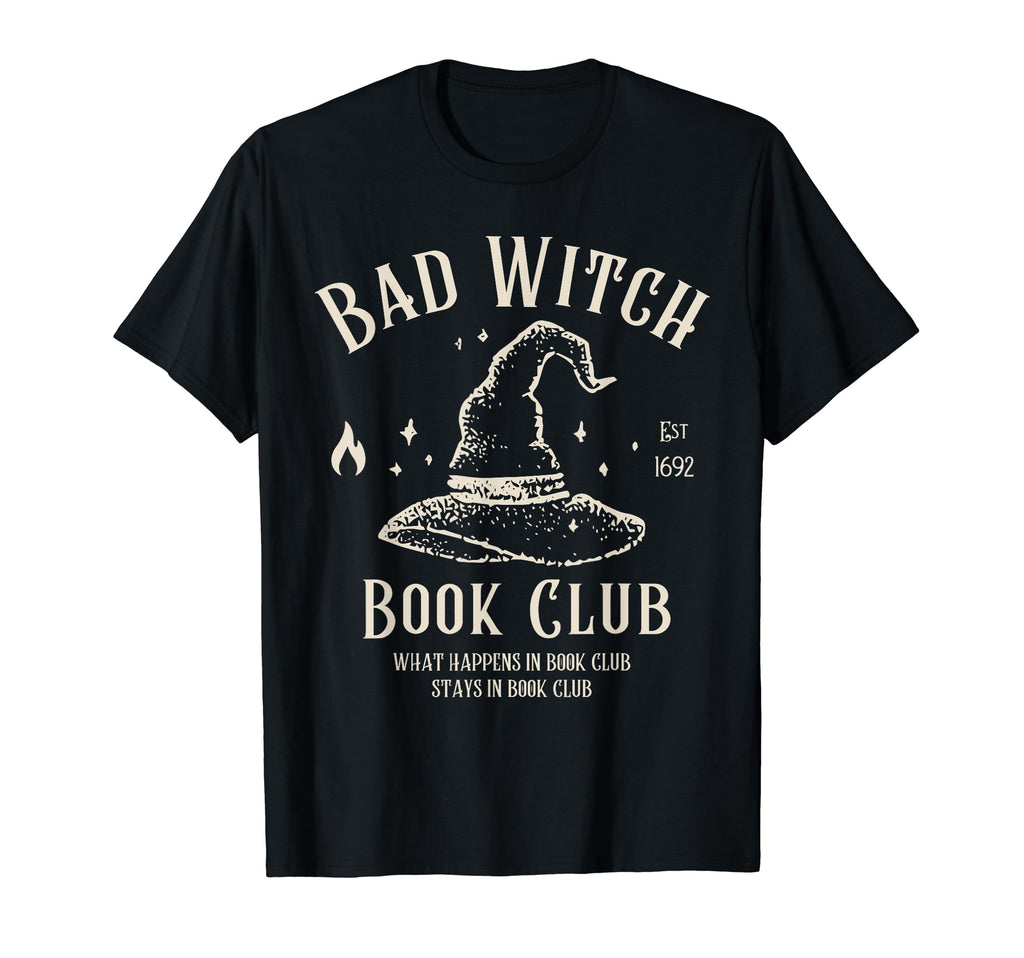 Bad Witch Book Club Halloween Spooky T-Shirt - Trendy Graphic Men Women - T-Shirt, Sweatshirt, Hoodie