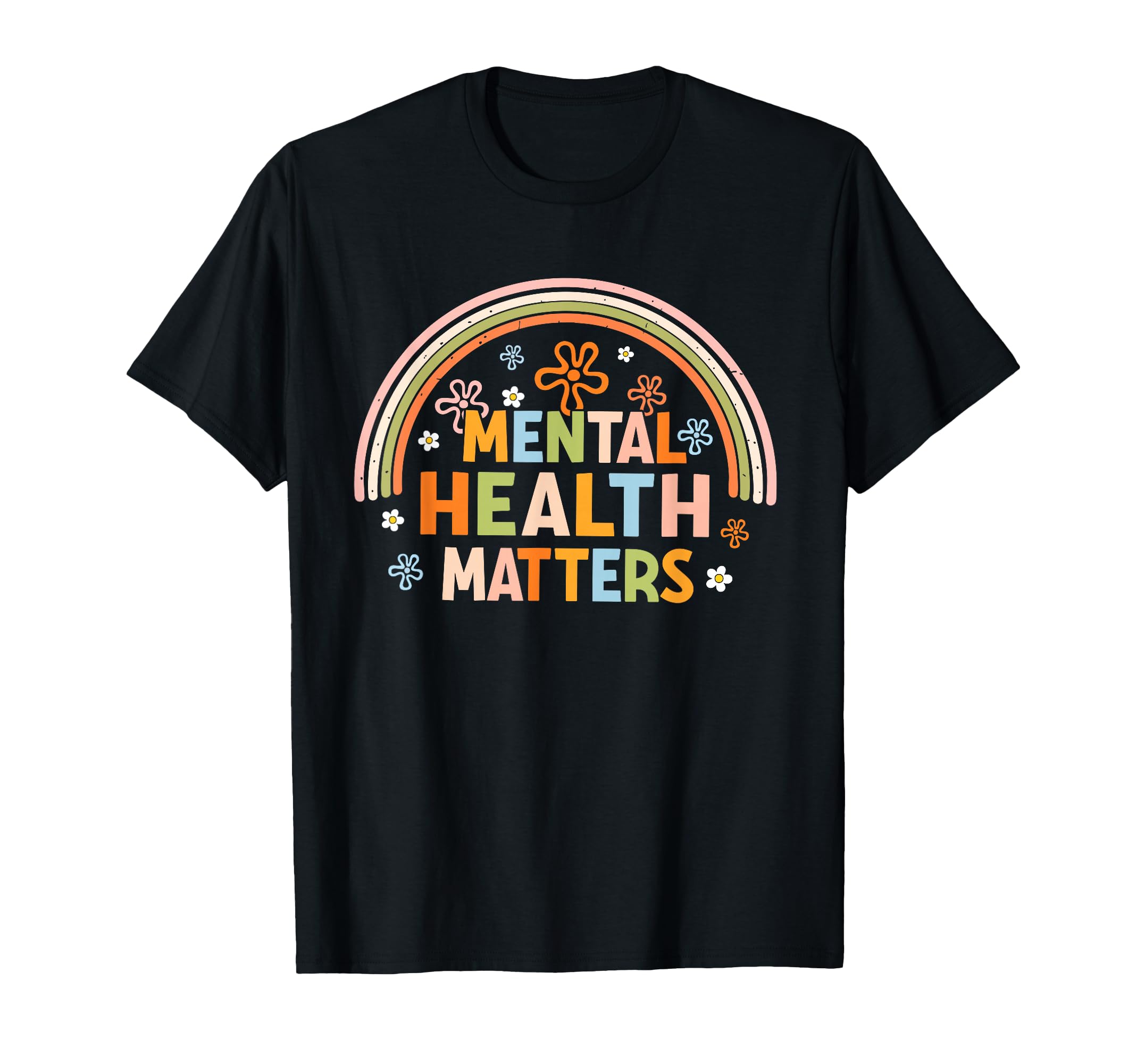 Mental Health Matters End Stigma Mental T-Shirt - Custom Art Print Unisex - T-Shirt, Sweatshirt, Hoodie
