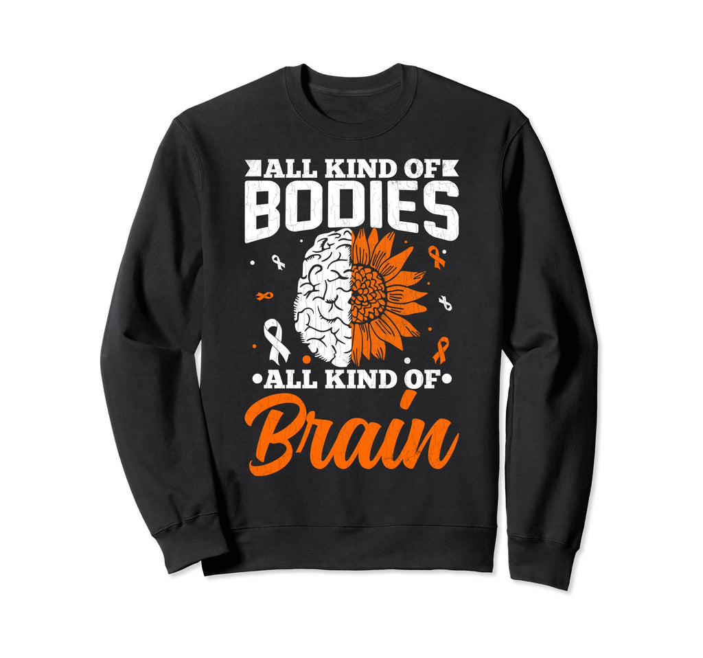 Kinds Bodies And Brains Adhd Sweatshirt - Minimalist Print for Adults - T-Shirt, Sweatshirt, Hoodie