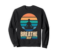 Breathe Deep Meditation Sweatshirt - Aesthetic Graphic Unisex - T-Shirt, Sweatshirt, Hoodie