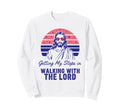 Getting My Steps Walking Lord Jesus Sweatshirt - Aesthetic Graphic Unisex - T-Shirt, Sweatshirt, Hoodie