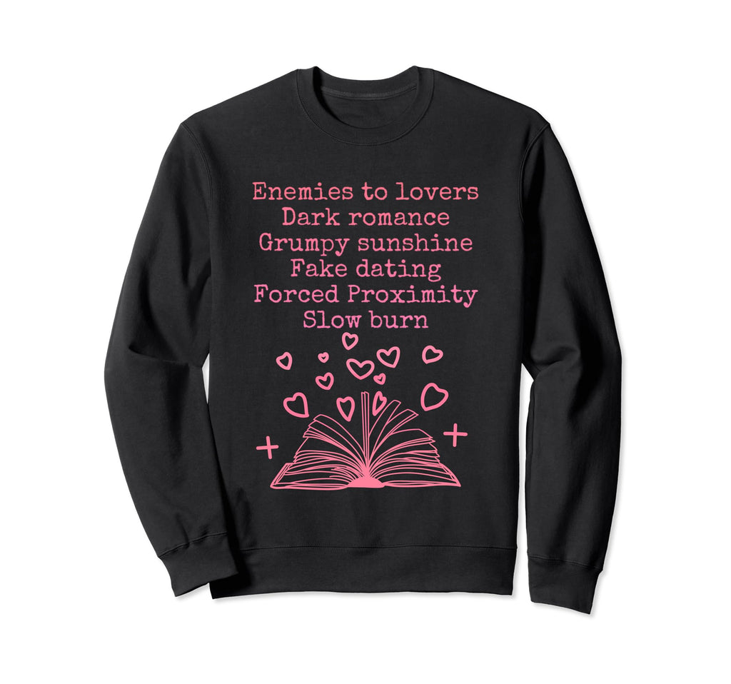 Bibliophile Romance Book Genre Sweatshirt - Streetwear Style Men Women - T-Shirt, Sweatshirt, Hoodie