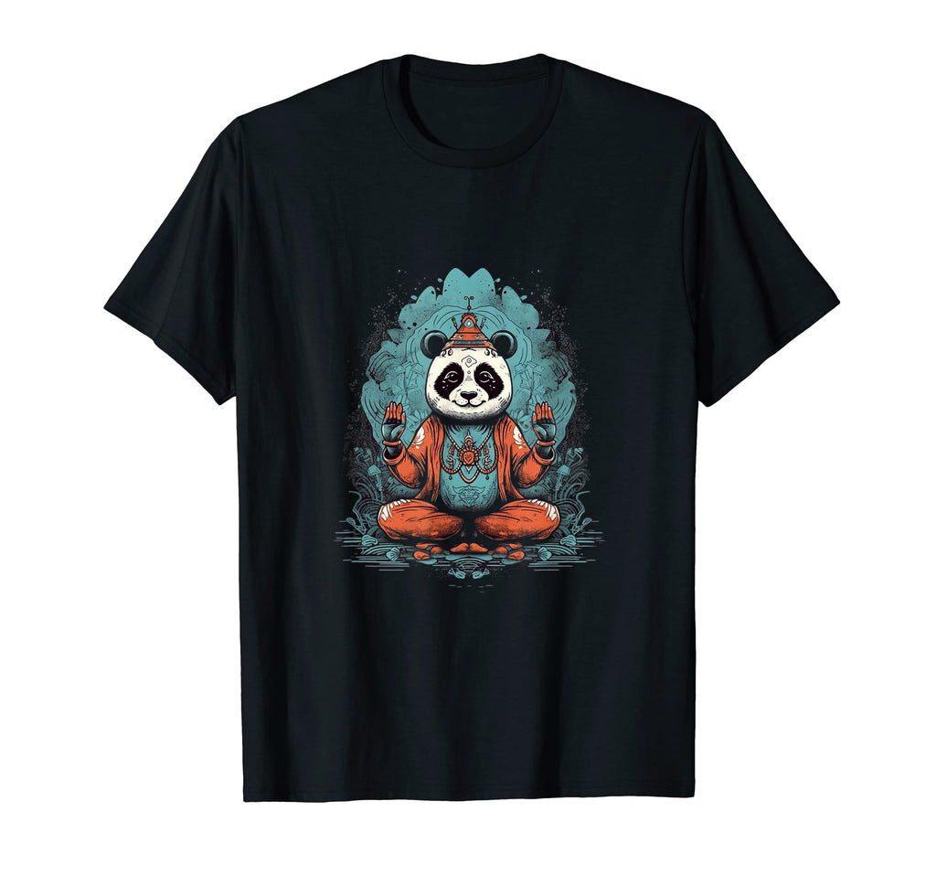 Yoga Meditation Panda Mindfulness Zen T-Shirt - Unique Graphic Unisex - T-Shirt, Sweatshirt, Hoodie