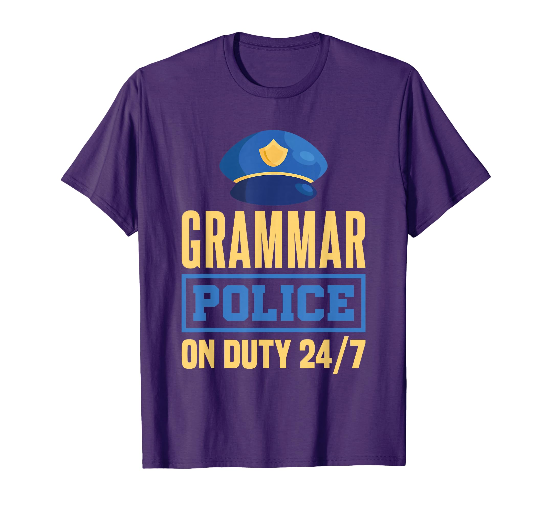 Grammar Police English Teacher Literature T-Shirt - Custom Art Print Unisex - T-Shirt, Sweatshirt, Hoodie