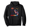 Best Dad Usa Flag 1 Feet Step American Hoodie - Graphic Print Men Women - T-Shirt, Sweatshirt, Hoodie