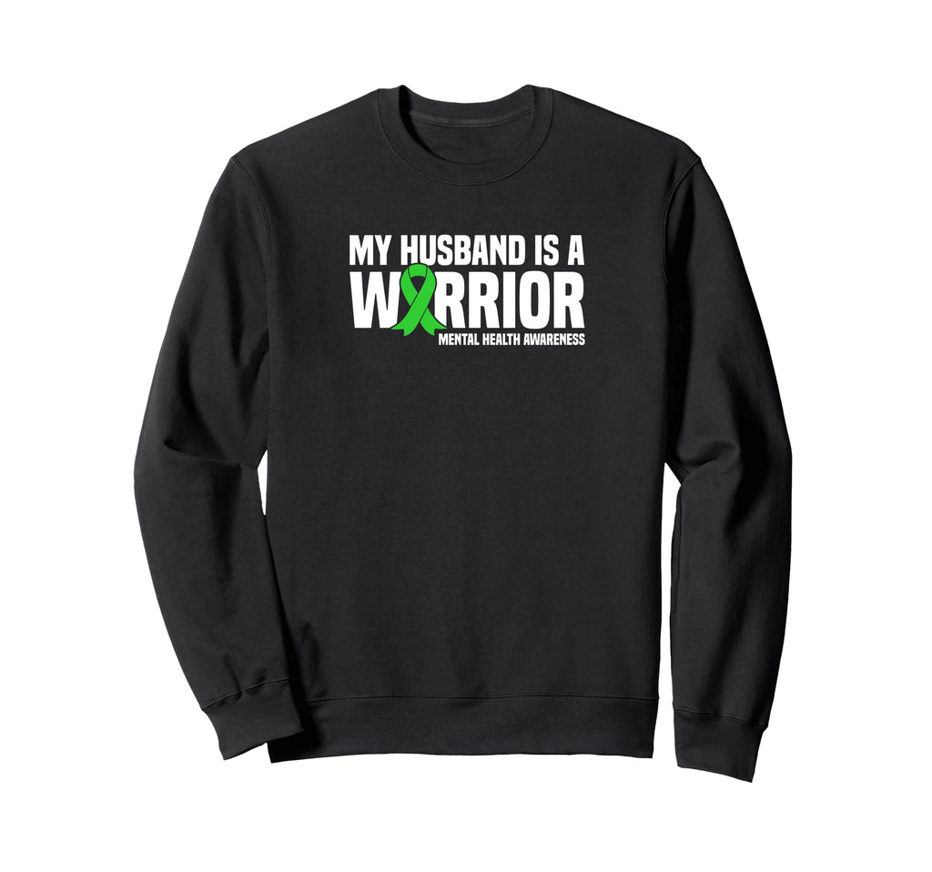 My Husband Is Warrior Green Sweatshirt - Aesthetic Graphic Men Women - T-Shirt, Sweatshirt, Hoodie