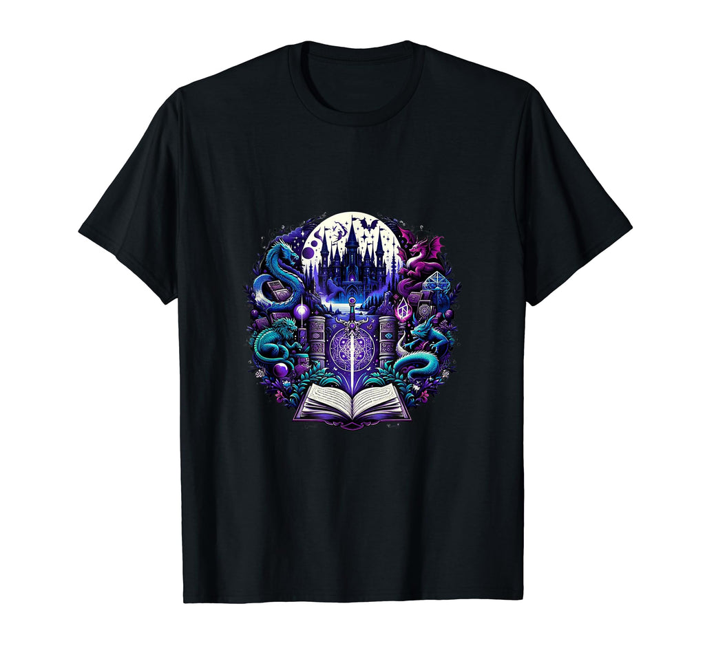 Mystical Enchanting World Fantasy T-Shirt - Fun Novelty Design for Adults - T-Shirt, Sweatshirt, Hoodie