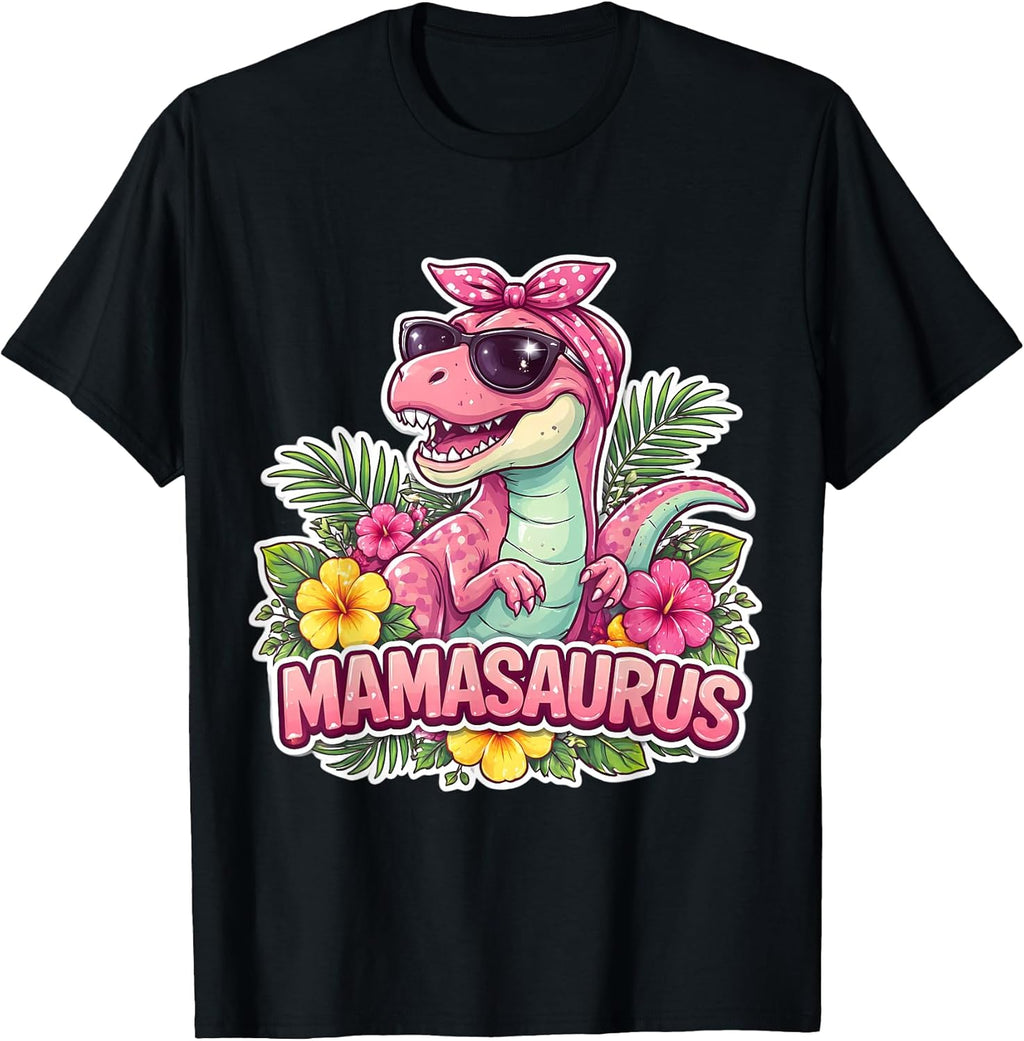 Mamasaurus Dinosaur Mom Dino Mother's Day Merch Unisex T-shirt, Sweatshirt, Hoodie, Long Sleeve Tee - T-Shirt, Sweatshirt, Hoodie