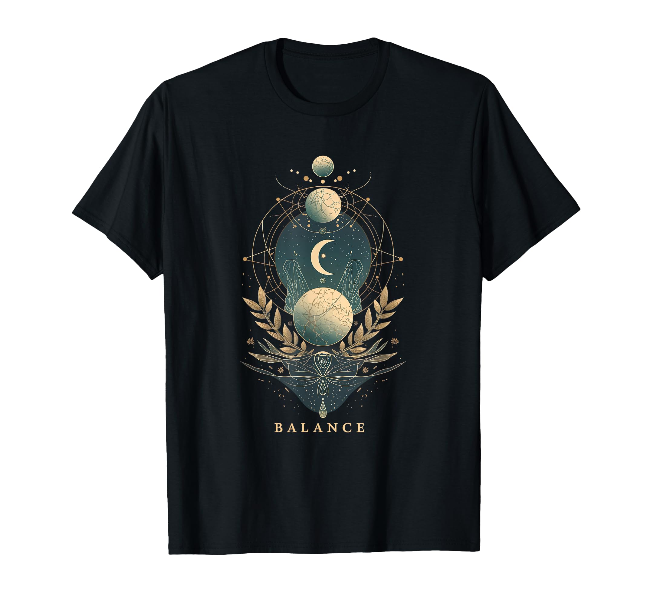 Zen Cosmic Balance Mindfulness And T-Shirt - Novelty Apparel for Adults - T-Shirt, Sweatshirt, Hoodie