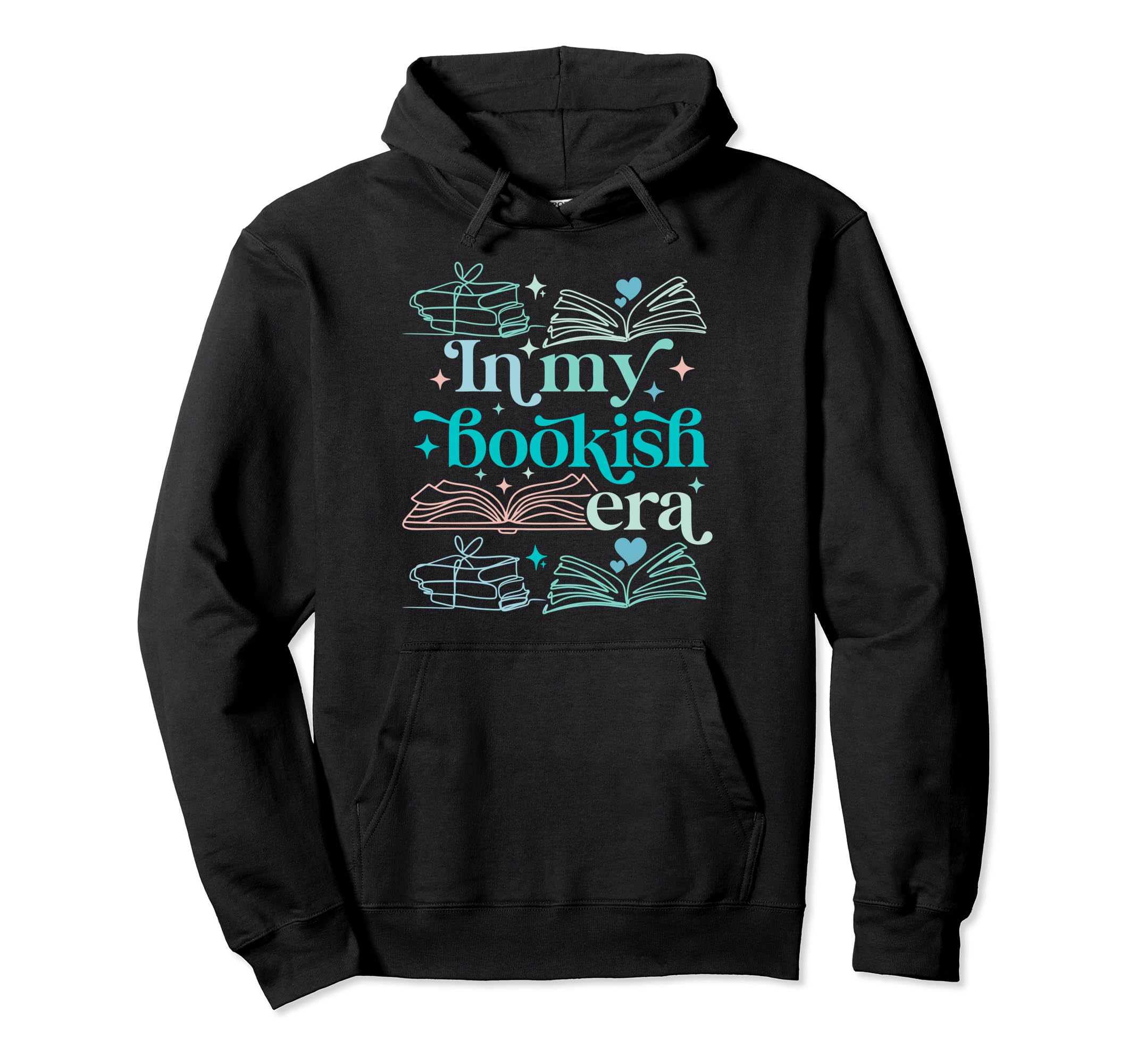 My Bookish Era Book Lover Hoodie - Casual Everyday Wear Unisex - T-Shirt, Sweatshirt, Hoodie