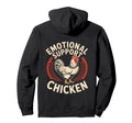 Emotional Support Chicken Do Not Pet Sweatshirt - Unique Graphic Unisex - T-Shirt, Sweatshirt, Hoodie