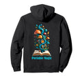Ask Me What Im Reading Book Worm Hoodie - Fun Novelty Design Men Women - T-Shirt, Sweatshirt, Hoodie