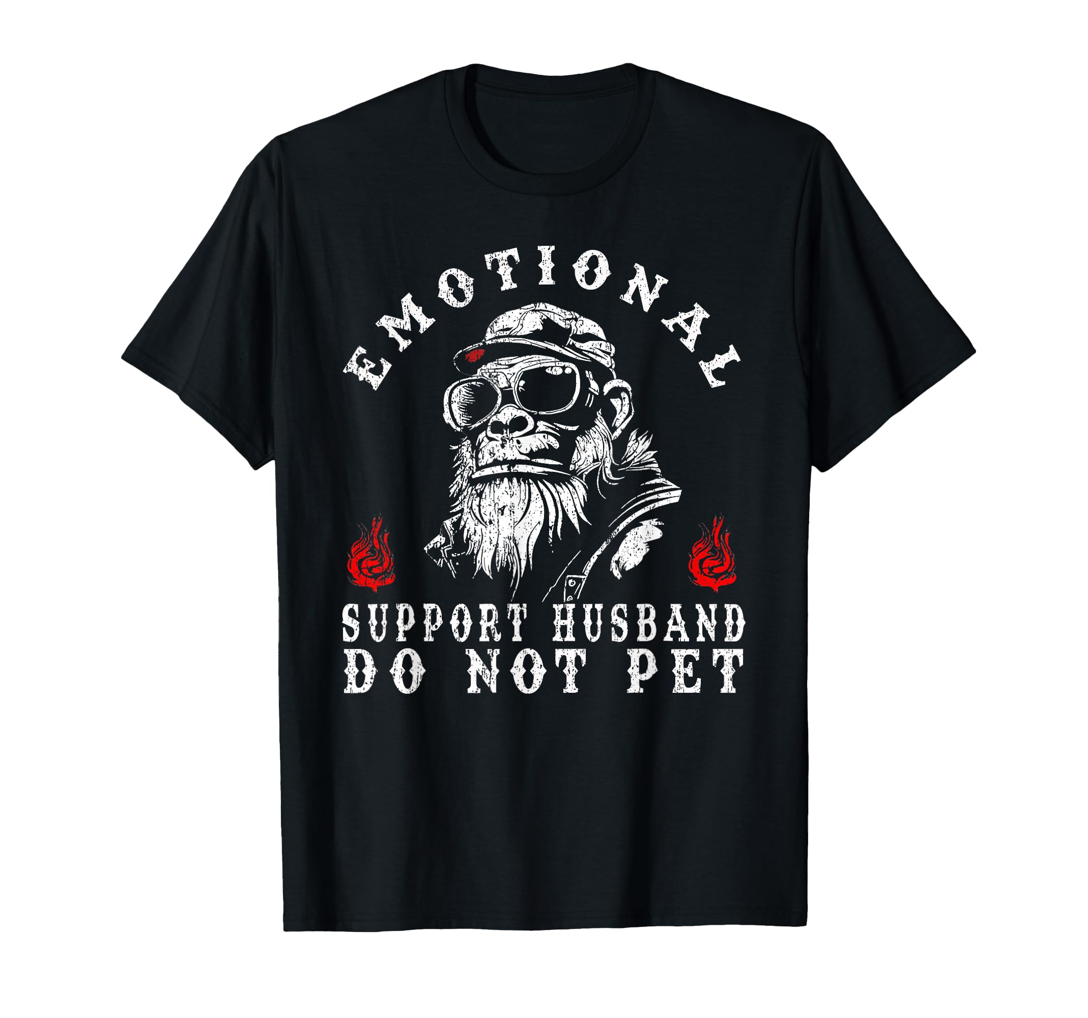 Emotional Support Husband Do Not Pet T-Shirt - Trendy Graphic Men Women - T-Shirt, Sweatshirt, Hoodie