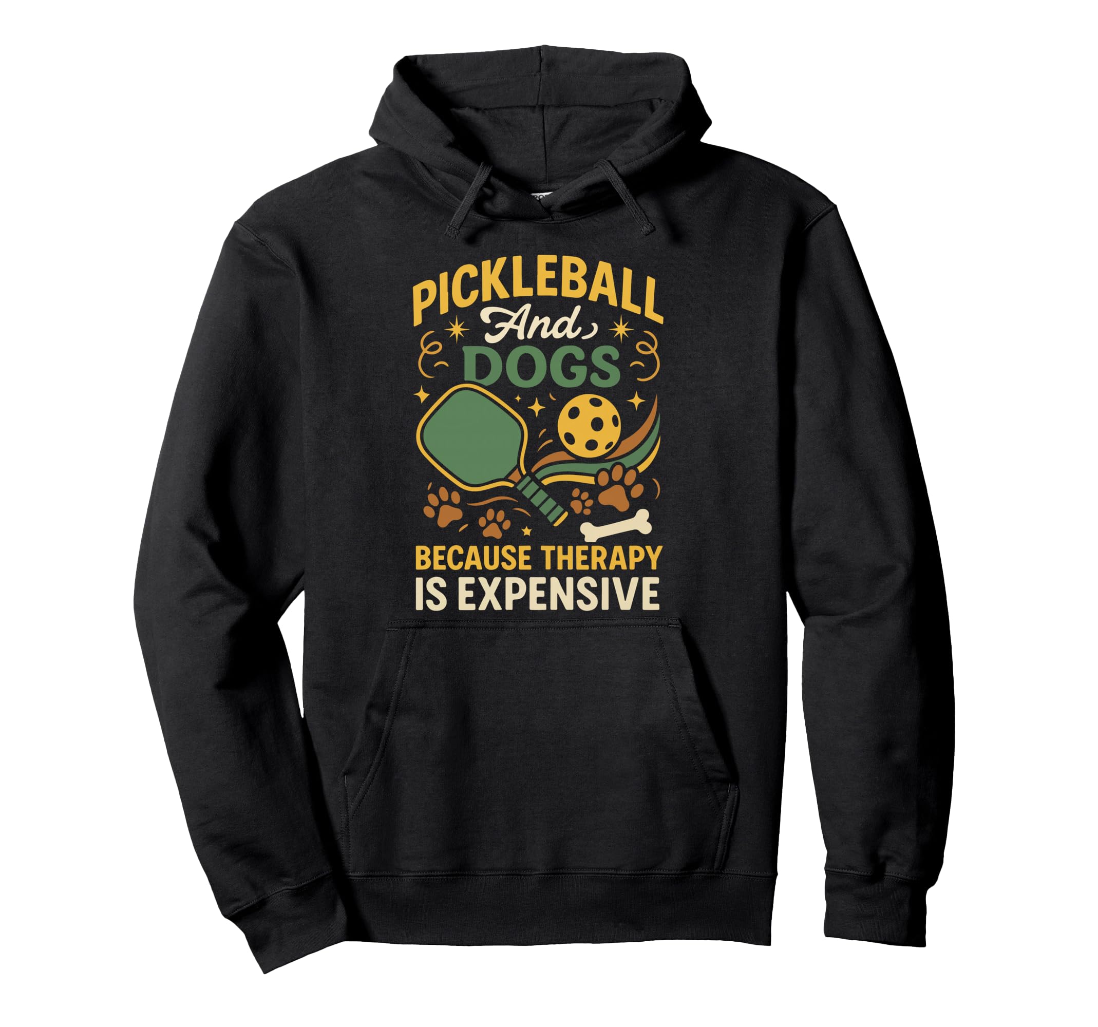 Funny Pickleball Paddle Pickleball And Hoodie - Novelty Apparel for Adults - T-Shirt, Sweatshirt, Hoodie