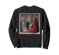 Edgar Allan Poe Mask Red Death Sweatshirt - Custom Art Print Men Women - T-Shirt, Sweatshirt, Hoodie