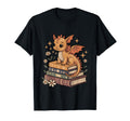Bookish Dragon Fantasy Book Lover T-Shirt - Aesthetic Graphic for Adults - T-Shirt, Sweatshirt, Hoodie