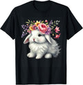 Easter Bunny Rabbit Lover Outfit Girl Women Unisex T-shirt, Sweatshirt, Hoodie, Long Sleeve Tee - T-Shirt, Sweatshirt, Hoodie