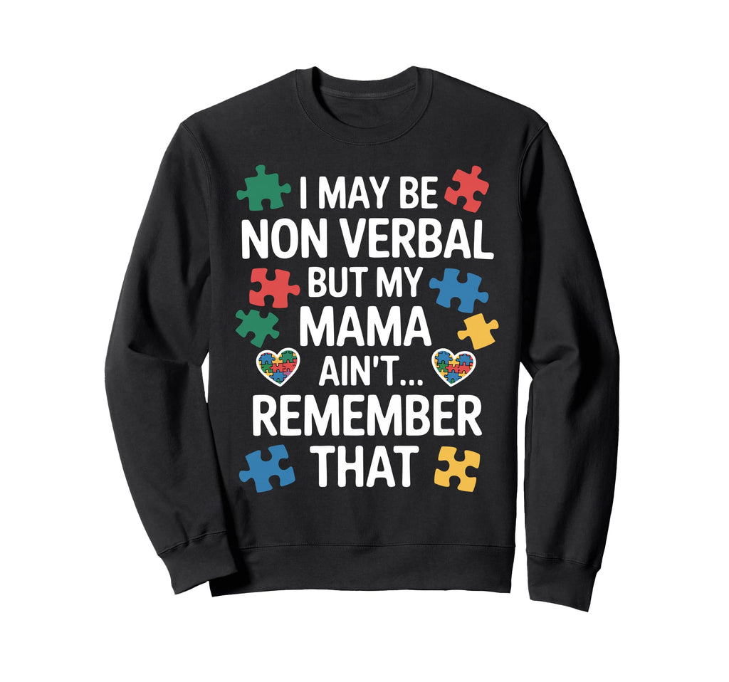 Mother Autistic Child Autism Mom Sweatshirt - Aesthetic Graphic for Adults - T-Shirt, Sweatshirt, Hoodie
