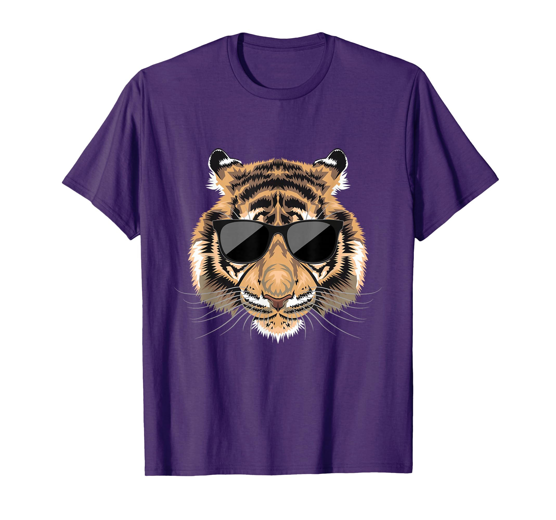 Tiger Sunglasses Zoologist Zookeeper T-Shirt - Graphic Print Men Women - T-Shirt, Sweatshirt, Hoodie