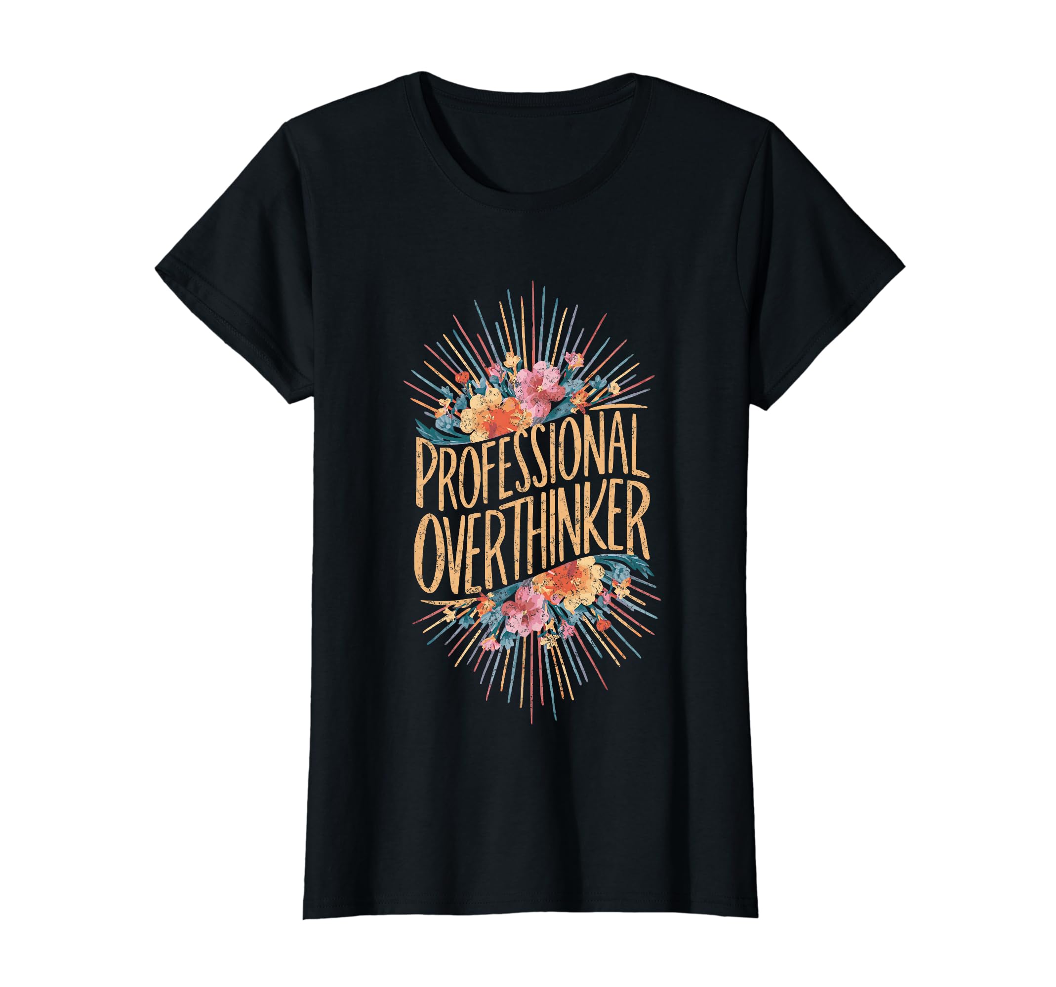 Professional Overthinker Adhd T-Shirt - Custom Art Print Unisex - T-Shirt, Sweatshirt, Hoodie