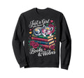Just Who Loves Books And Wolves Book Sweatshirt - Trendy Graphic Men Women - T-Shirt, Sweatshirt, Hoodie
