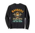Barbers Chair Moment Self Care Sweatshirt - Custom Art Print Men Women - T-Shirt, Sweatshirt, Hoodie