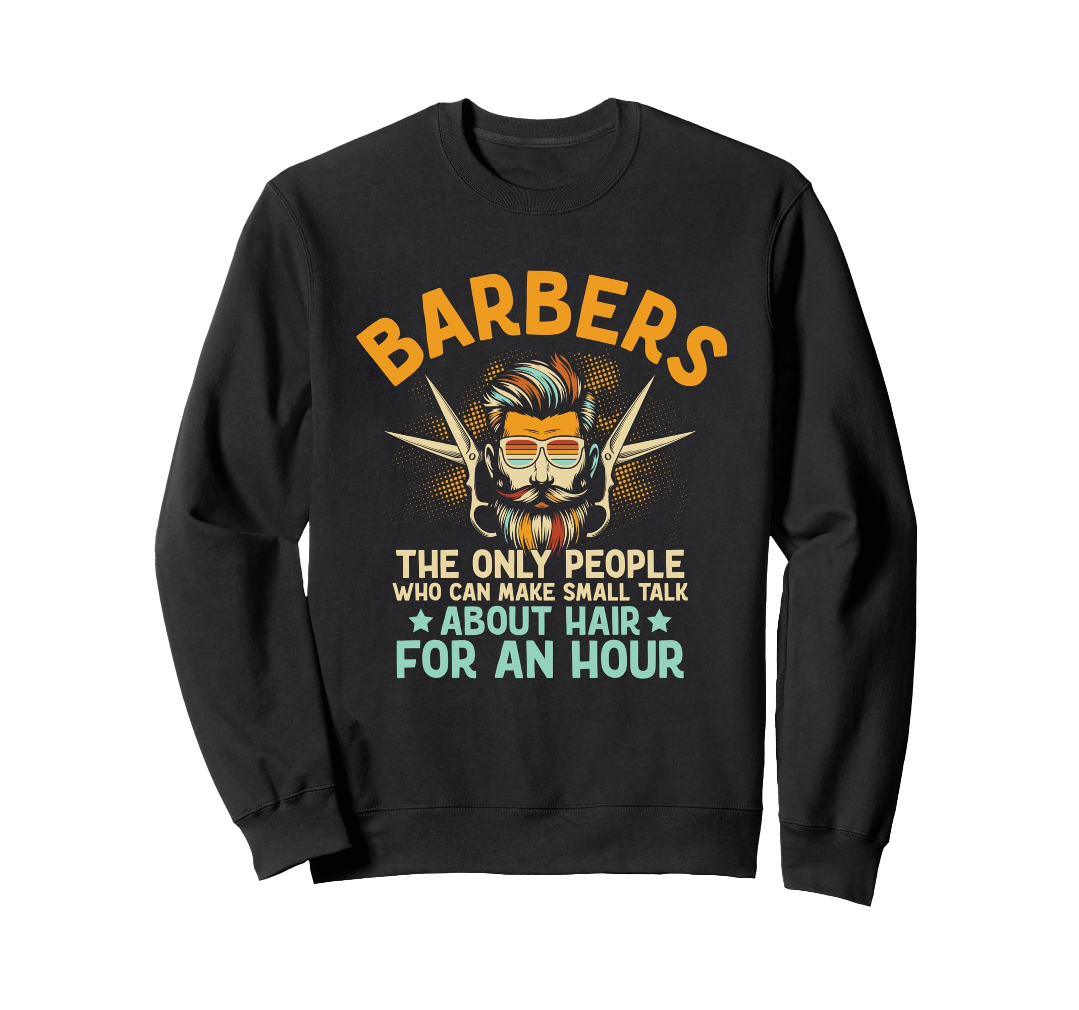 Barbers Chair Moment Self Care Sweatshirt - Custom Art Print Men Women - T-Shirt, Sweatshirt, Hoodie
