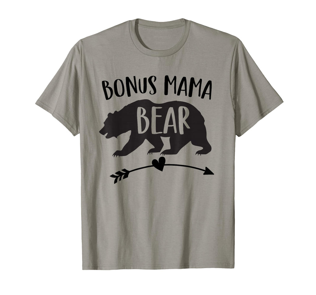 Bonus Mama Bear Best Step Mom Ever Stepmom T-Shirt - Trendy Graphic Unisex - T-Shirt, Sweatshirt, Hoodie