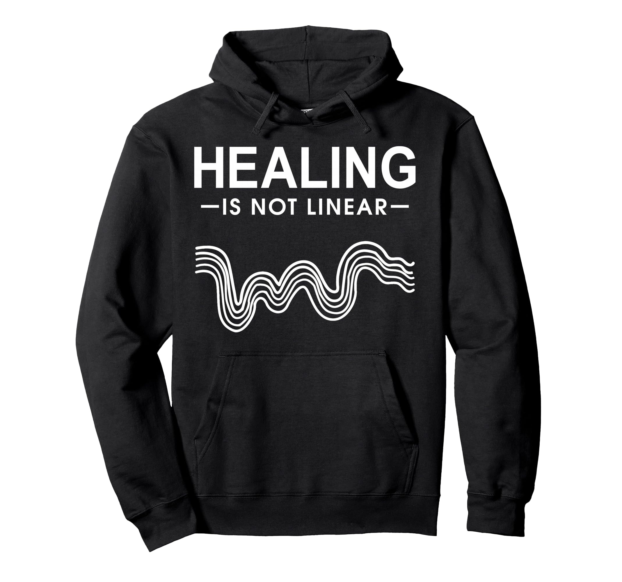 Healing Is Not Linear Mental Health Hoodie - Custom Art Print Men Women - T-Shirt, Sweatshirt, Hoodie