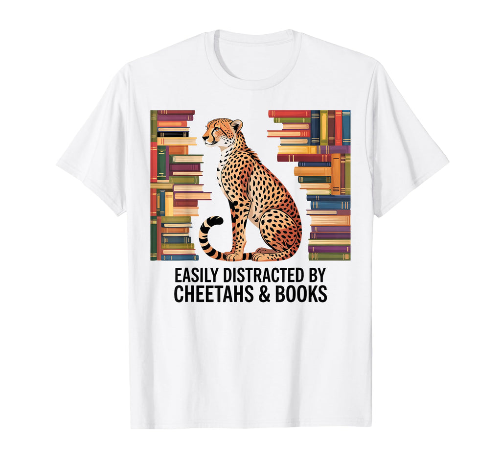 Cheetah Face Cheetah Stuff Books T-Shirt - Aesthetic Graphic Men Women - T-Shirt, Sweatshirt, Hoodie