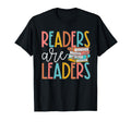 Funny Readers Are Leaders Book T-Shirt - Aesthetic Graphic for Adults - T-Shirt, Sweatshirt, Hoodie