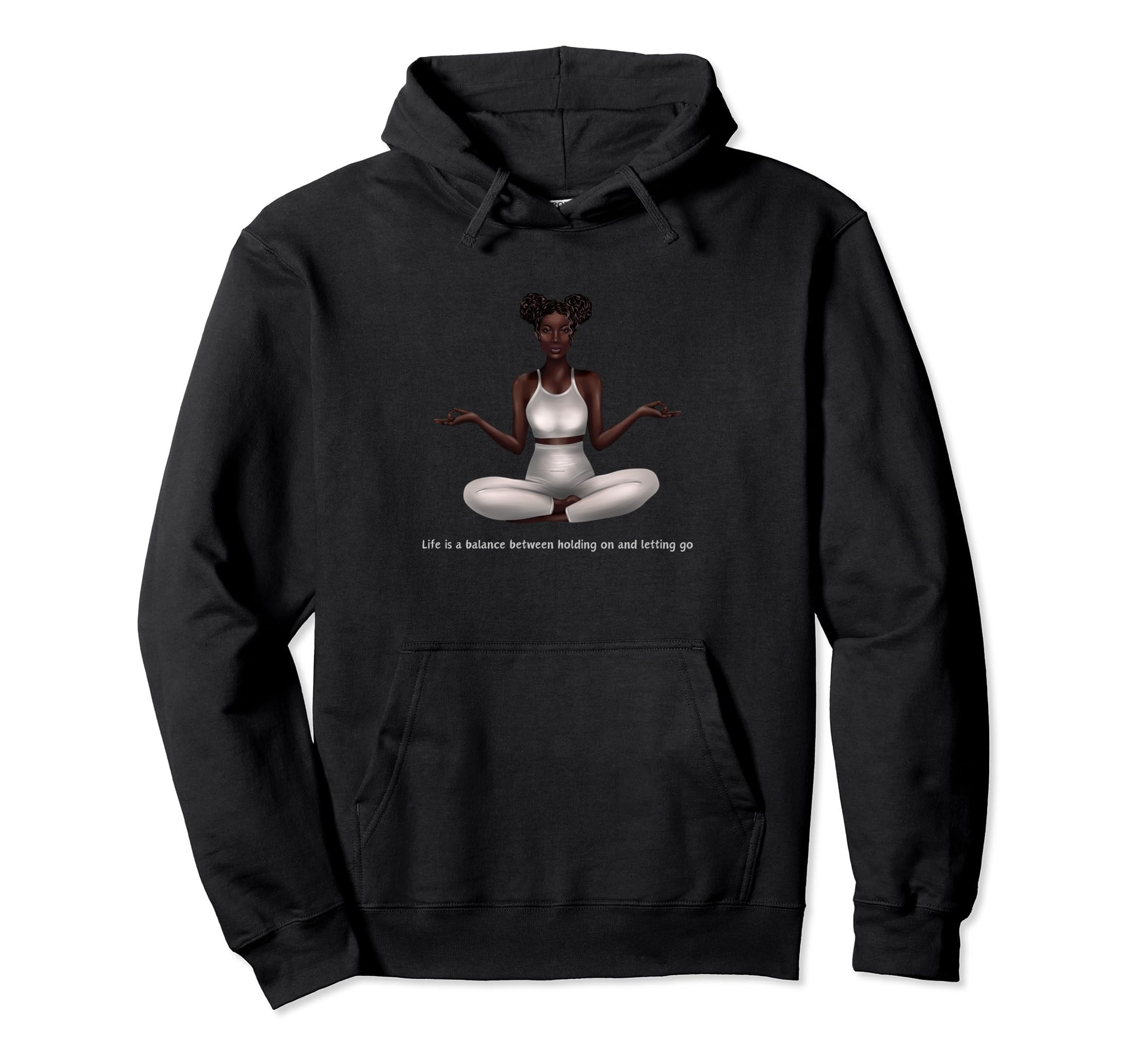 Balance Self Care Yoga Hoodie - Unique Graphic for Adults - T-Shirt, Sweatshirt, Hoodie
