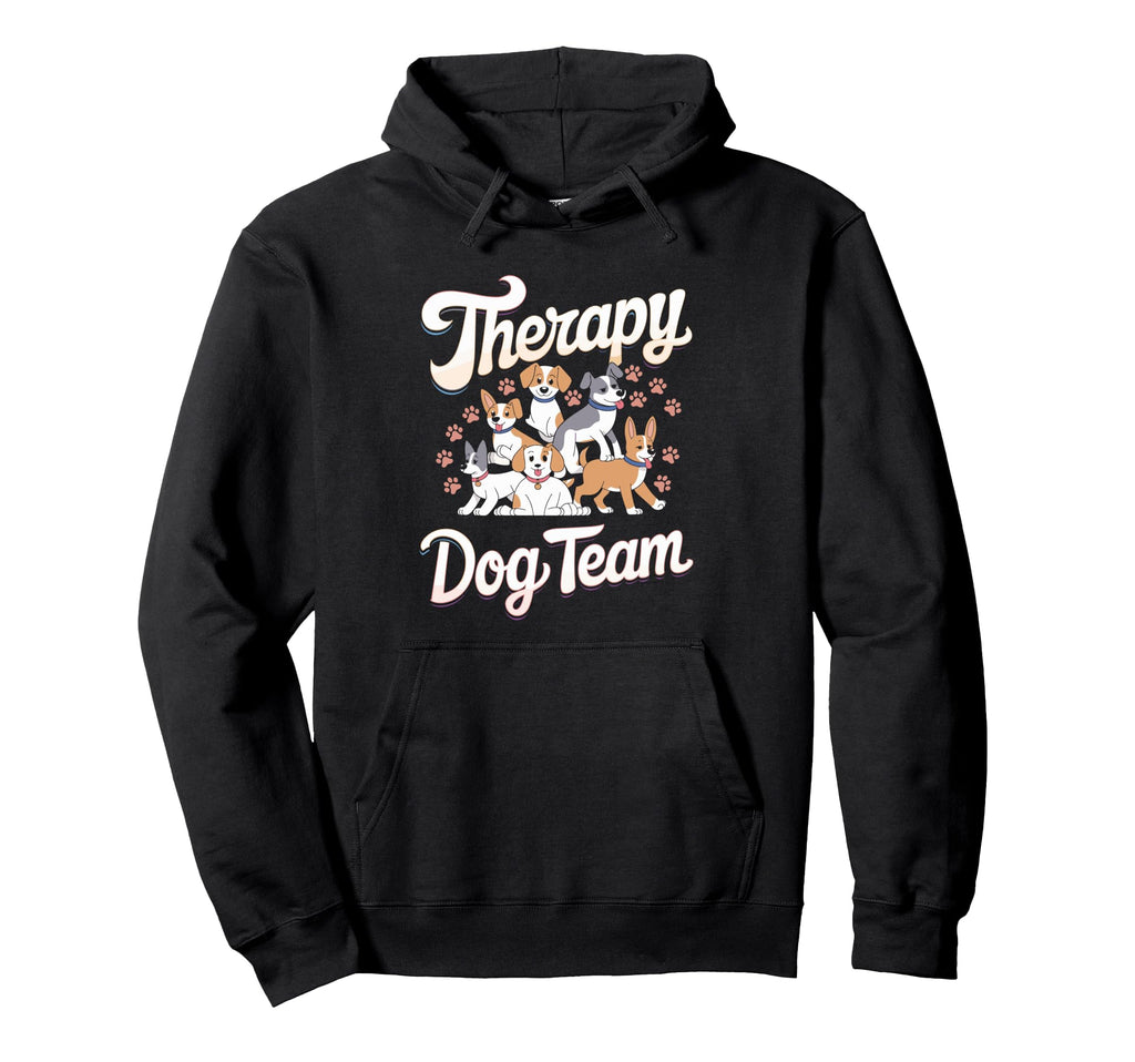 Therapy Dog Team Matching Therapy Dog Hoodie - Fun Novelty Design Unisex - T-Shirt, Sweatshirt, Hoodie