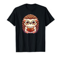 Bookish Hedgehog Quest Knowledge T-Shirt - Graphic Print Men Women - T-Shirt, Sweatshirt, Hoodie