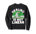 Healing Is Not Linear Mental Health Sweatshirt - Graphic Print for Adults - T-Shirt, Sweatshirt, Hoodie