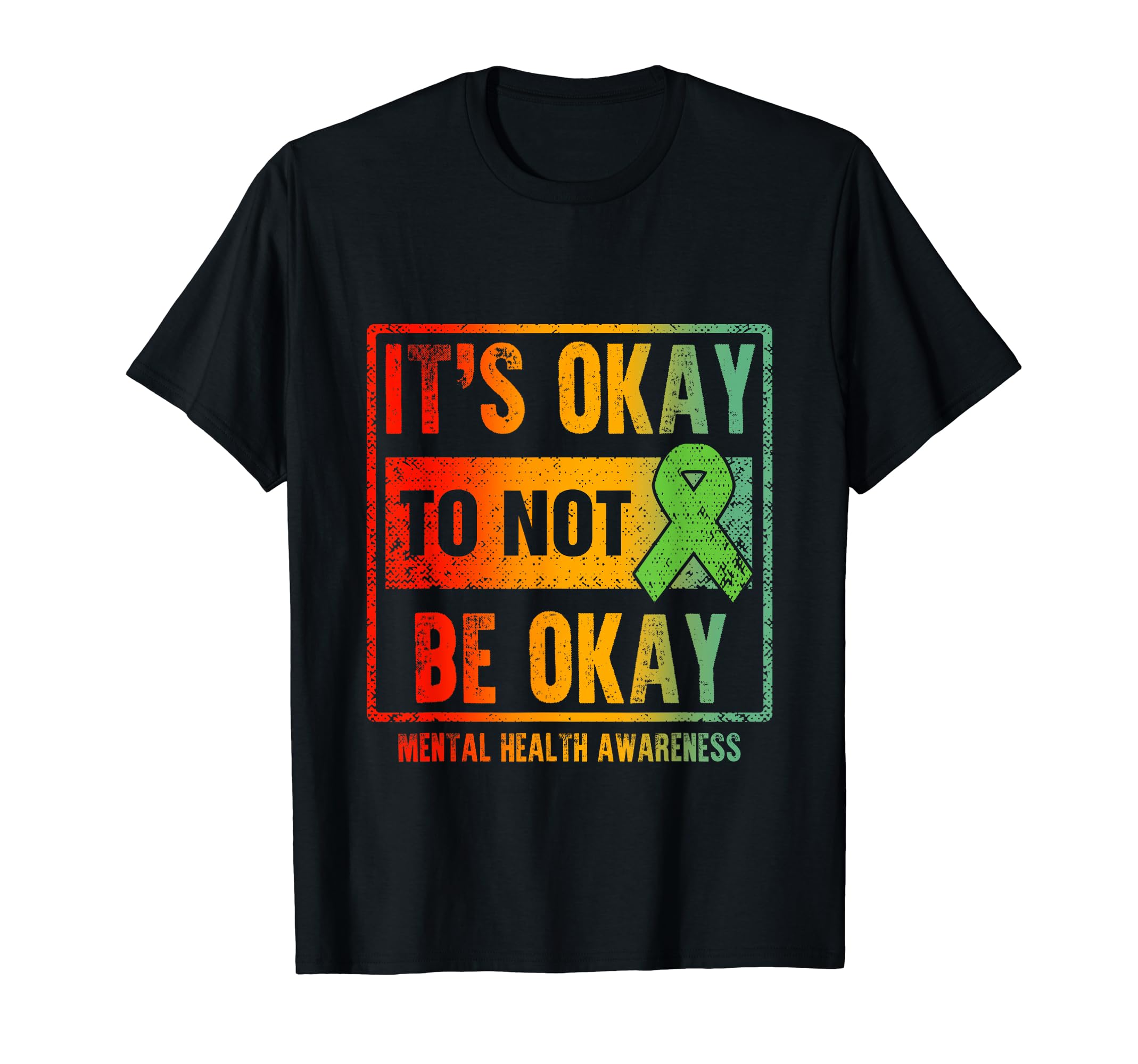 Its Okay To Not Be Okay Human Brain T-Shirt - Aesthetic Graphic Unisex - T-Shirt, Sweatshirt, Hoodie