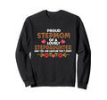 Proud Stepmom Lovely Stepdaughter Yes Sweatshirt - Minimalist Print Unisex - T-Shirt, Sweatshirt, Hoodie